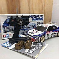 タミヤ 110 プジョー306マキシWRC 電動RC ラジコンカー